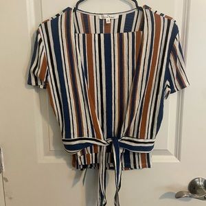 Cropped top & pants set